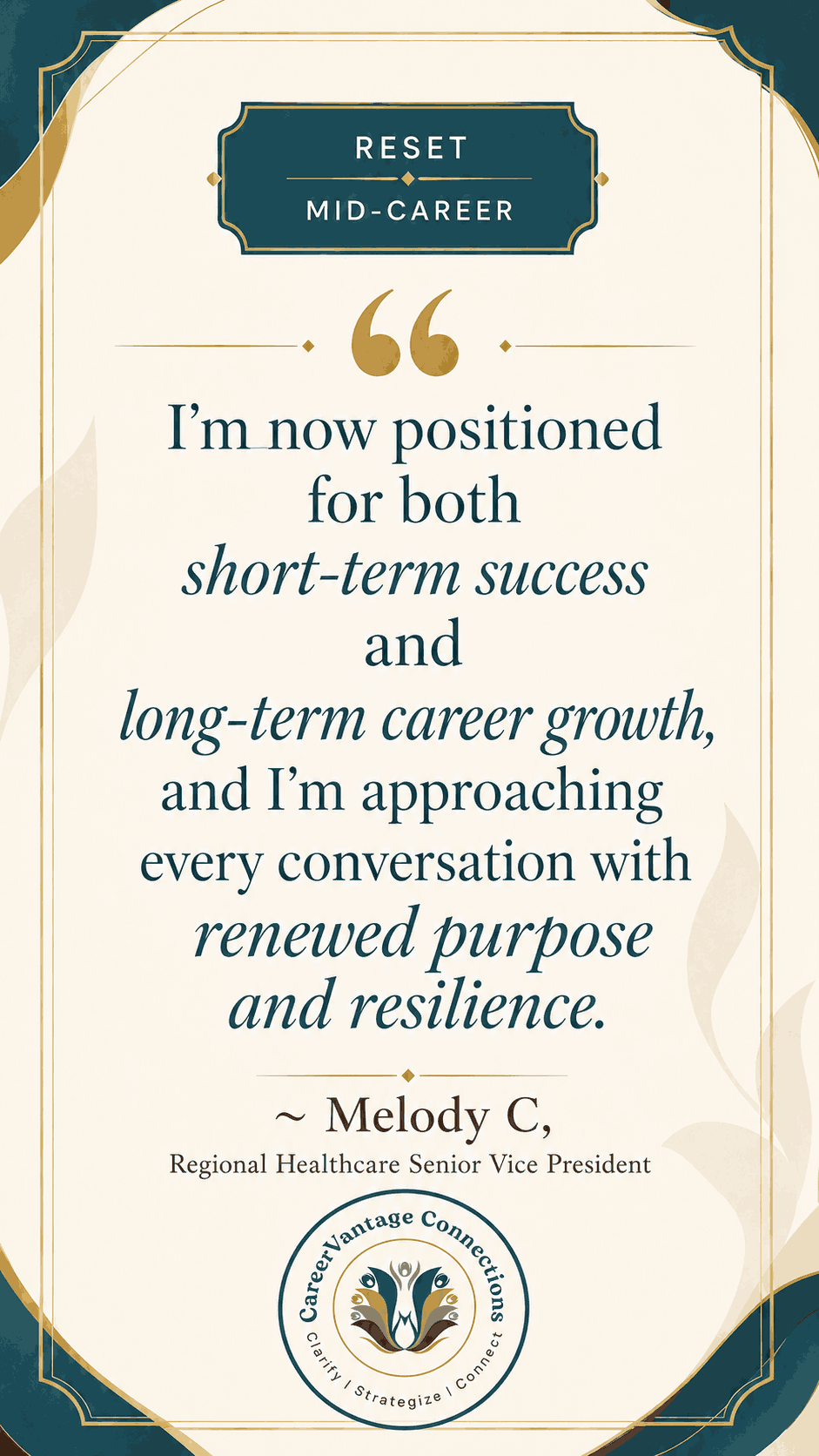 CareerVantage Connections LinkedIn post image 1